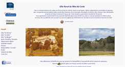 Desktop Screenshot of gite-mas-de-coste.com